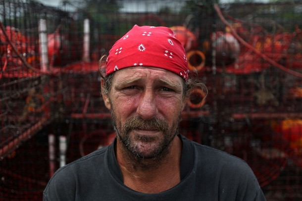 HOPEDALE, LA - MAY 13: Crab trap builder Shawn Platt stands with his idle traps in on May 13, 2010 in Hopedale, Louisiana. The traps were all pulled from the Gulf waters last week after the federal government banned all fishing in the area due to the BP oil spill. The Deepwater Horizon oil rig operated by BP continues leaking an estimated 1,000-5,000 barrels of oil a day into the Gulf. Efforts to contain the spill have done little to slow its flow. North America via daylife