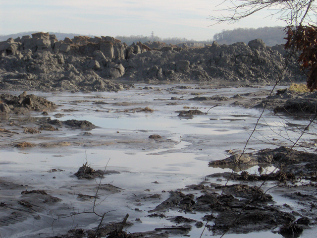 The 22 December 2008 Tennessee coal ash spill. Brian Stansberry / Wikimedia