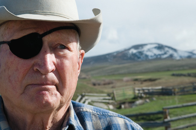 High Country News founder Tom Bell in the Wyoming landscape he is still fighting to protect, 30 August 2010. Bradly J. Boner