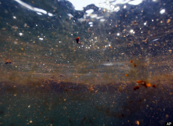 Underwater oil plume from the BP Deepwater Horizon oil spill. Associated Press