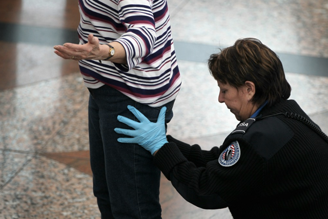 TSA patdown. Gizmodo