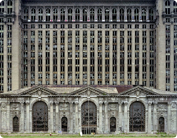 The Ruins of Detroit: Michigan Central Station. Yves Marchand and Romain Meffre / marchandmeffre.com