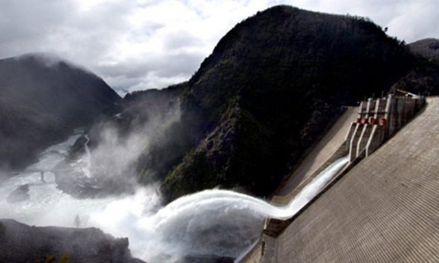 A hydroelectric dam in Chile. Photograph: EPA
