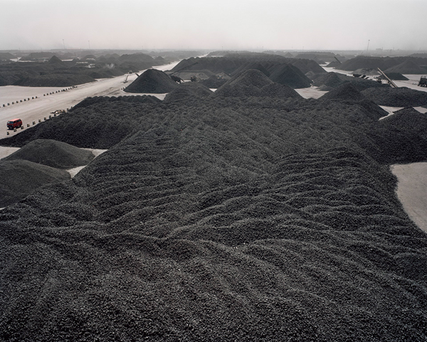 Coal at Tanggu Port, Tianjin, China, 2005. Edward Burtynsky