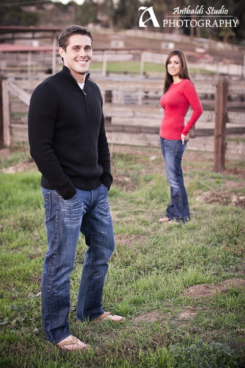 country style engagement photography
