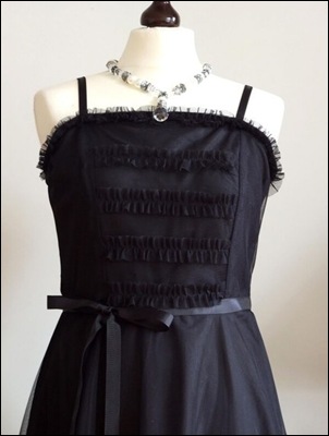 Black Ruffle Dress