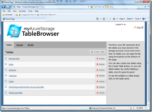 MyAzureStorageTable