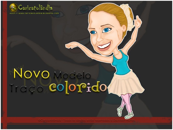 Vitoria - traço em colorido