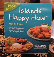 Islands Happy Hour Appetizers