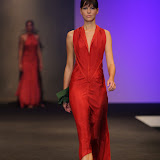 presentace nastavení 1 sec. LÉTO- NYMFY finále Top Styl Designer 2006 UNIVERSE VERSE UNI -střih bezezbytku - společenský oděv
