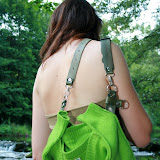GREENSWETR -recyklace taška, šaty 00dpad www.rajda.cz, foto: Jan Trejbal, modeLOVE www.toppeople.cz, Bára Hnyková