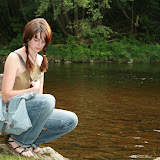 BLUESWETR -recyklace taška, šaty 00dpad www.rajda.cz, foto: Jan Trejbal, modeLOVE www.toppeople.cz, Bára Hnyková