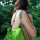 green swetr