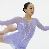 Mao Asada of Japan performs her short program at the 2009 GPF in Korea.
