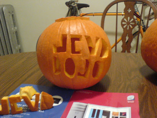 jack o'lantern pumpkin carved jean-claude van damme halloween