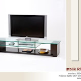 rtv8-<br /> wymiary200/48/37/ <br />szklo grubośc 14mm <br />MDF laminowany wenge