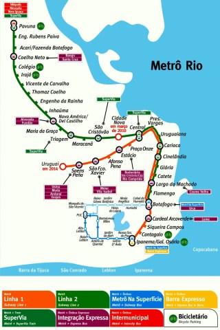 裡約 de Janeiro的地鐵
