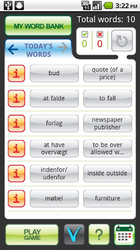 MyWords - Learn Danish