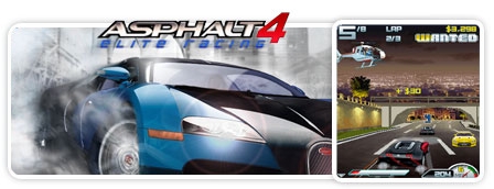 最强的手机3D赛车游戏 Asphalt 4: Elite Racing HD 下载 [GameLoft出品]