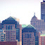 Another view of downtown buffalo on a hazy summer day.