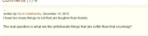 Tougher than Kaleta... a review