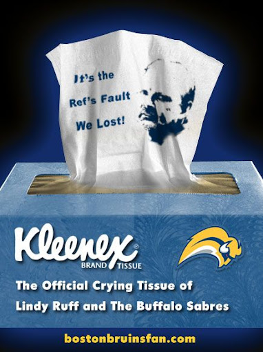 Buffalo Sabres tissues... they exist... like for real