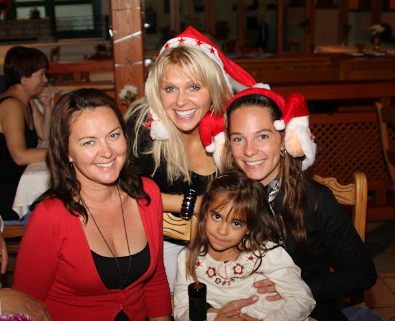 The girls celbrating in style!