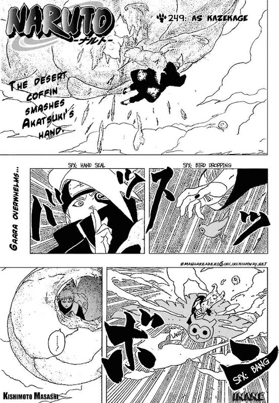 Naruto Shippuden Manga Chapter 249 - Image 01