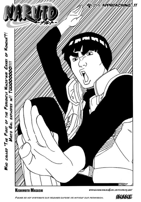 Naruto Shippuden Manga Chapter 255 - Image 01