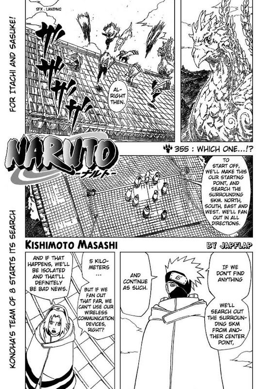 Naruto Shippuden Manga Chapter 355 - Image 01