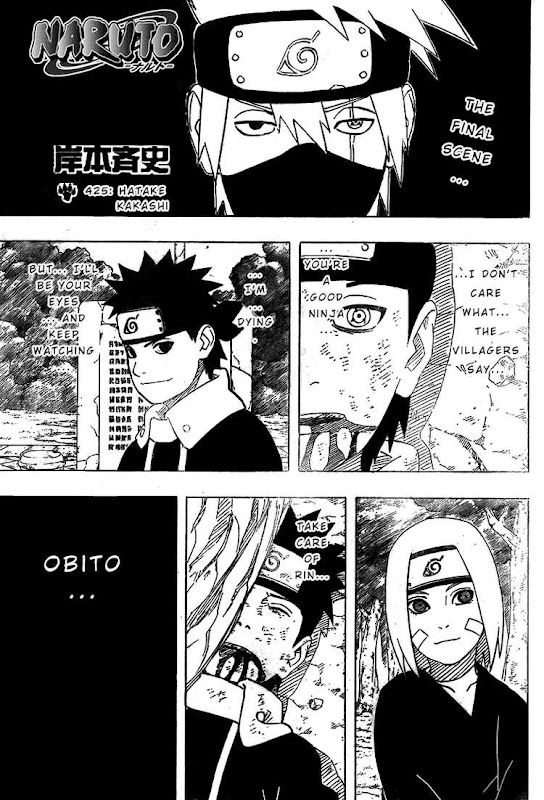 Naruto Shippuden Manga Chapter 425 - Image 01