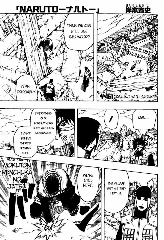 Naruto Shippuden Manga Chapter 451 - Image 01