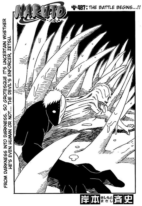 Naruto Shippuden Manga Chapter 487 - Image 01