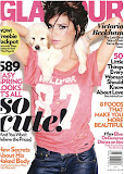 Glamour March 2010 - Victoria Beckham in 'Wildfox 87' ripped rock tee