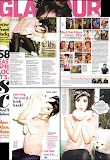 Glamour March 2010 - Victoria Beckham in 'Wildfox 87' ripped rock tee