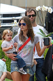Alessandra Ambrosio - Eternal Love crew neck tee & Friday Night shorts