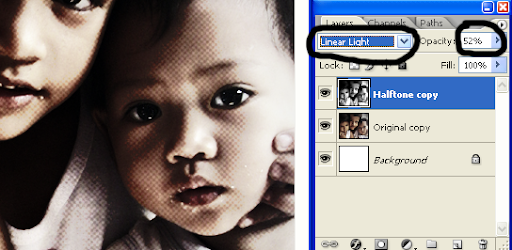 Half-tone effect for Photos in just a minute kristanfranco.blogspot.com