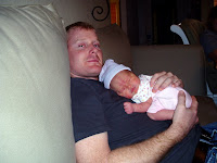 Sleeping on Uncle Frosty