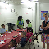 After all of the hard work everyone was rewarded with lunch!