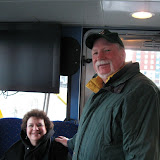 Bob Walters, Director of the Science Barge and Marleen Leventhal.