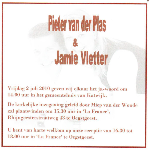 De receptie