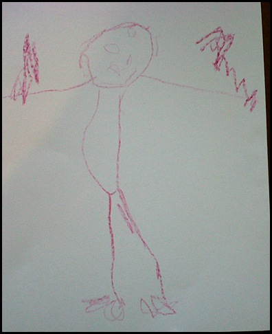 Jackson's Drawing of Mommy