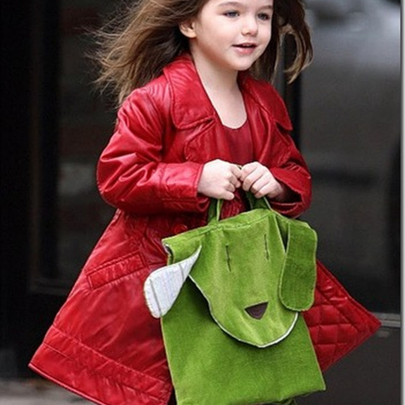 Suri, the daughter of Tom Cruise and Katie Holmes