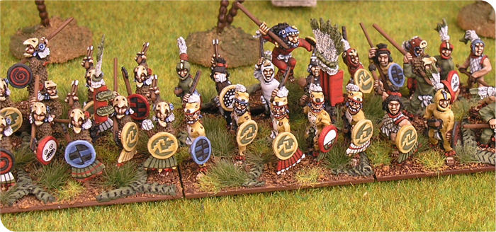 Aztec army 15mm gladiator miniatures