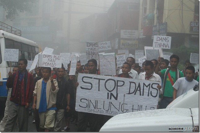 SHDC Mizoram Anti Dam Protest 3