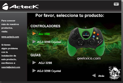Controlador Acteck Xtreme Agj 3200