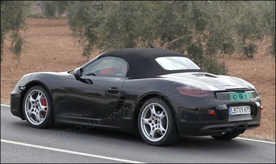 Flagra: Novo Porsche Boxter 2012