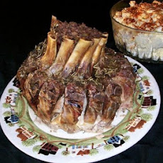 Crown Pork Roast With Cranberry Stuffing