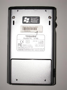 Toshiba e740 Back
