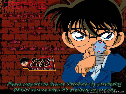 Detective Conan 763 Page credits